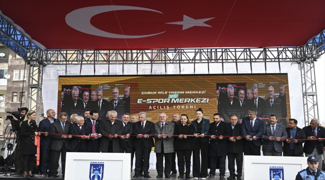 Çubuk Aile Yaşam ve e-Spor Merkezi açıldı