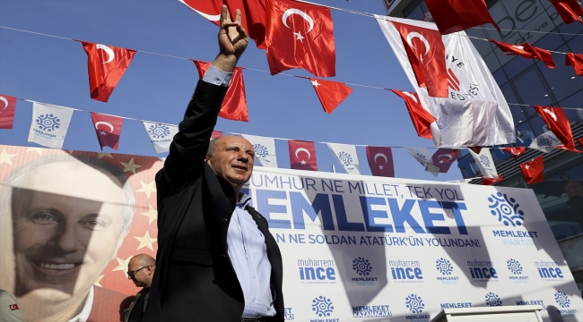 Cumhurbaşkanı adayı Muharrem İnce, Ümraniye'de halka seslendi: