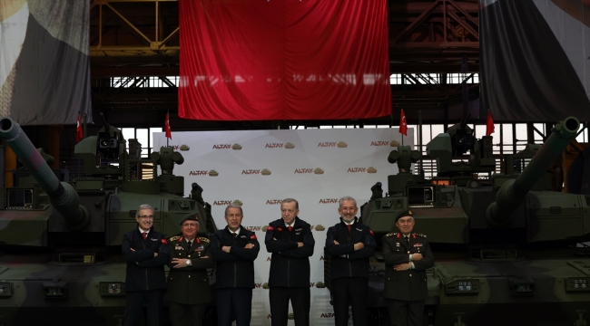 Cumhurbaşkanı Erdoğan Yeni Altay Tankının Testler için TSK'ya Teslimi Programı'nda konuştu
