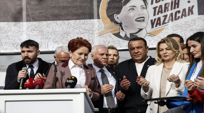 İYİ Parti Genel Başkanı Akşener, Ankara'da seçim koordinasyon merkezi açılışında konuştu