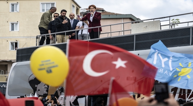 İYİ Parti Genel Başkanı Akşener Pendik'te konuştu