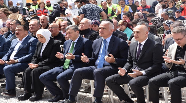 Kültür ve Turizm Bakanı Ersoy, Malatya'da konteyner kent açılışında konuştu