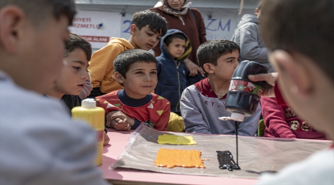 Malatya'daki konteyner kentte Otizm Farkındalık Günü etkinliği düzenlendi