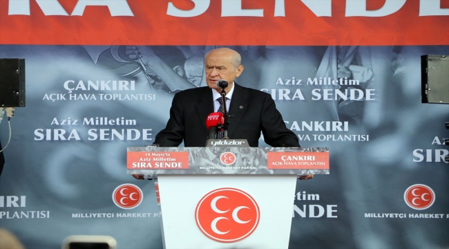 MHP Genel Başkanı Bahçeli, Çankırı'da konuştu