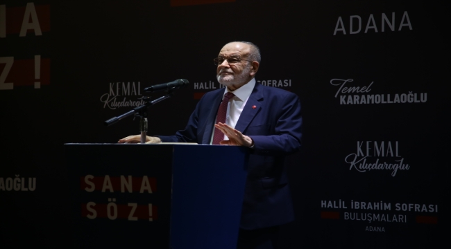 Saadet Partisi Genel Başkanı Karamollaoğlu, "Halil İbrahim Sofrası Buluşması"na katıldı
