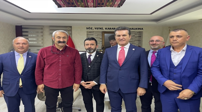 TDP Genel Başkanı Sarıgül, Tunceli Belediye Başkanı Maçoğlu'nu ziyaret etti