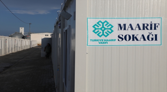 Türkiye Maarif Vakfı, Adıyaman'da Maarif Sokağı isimli konteyner kent kurdu