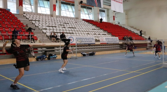 Türkiye Okul Sporları Gençler Badminton Şampiyonası, Erzincan'da tamamlandı