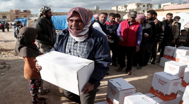 Ukrayna, Afrin'deki depremzedelere insani yardım gönderdi