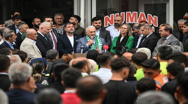 AK Parti Genel Başkanvekili Binali Yıldırım Menemen'de konuştu