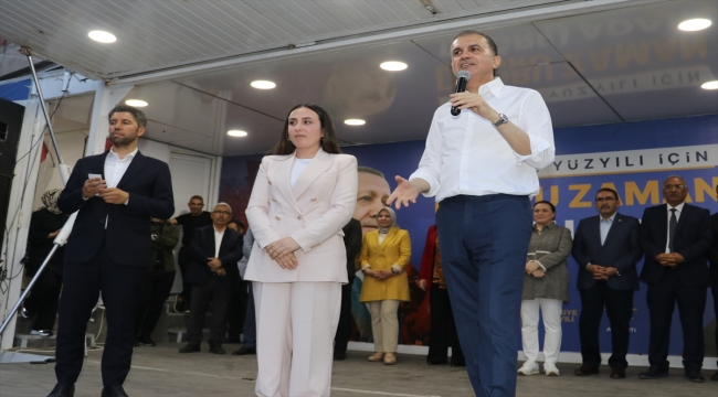AK Parti Sözcüsü Çelik, Adana'da Milet Bahçesi açılışında konuştu