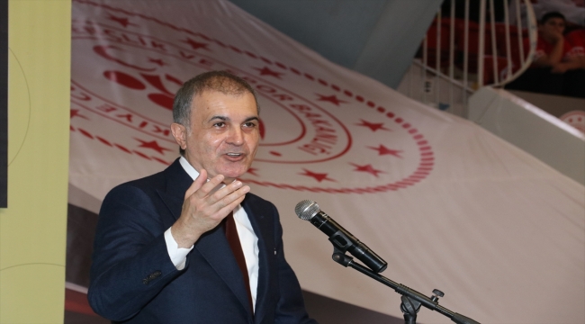 AK Parti Sözcüsü Çelik amatör spor kulüplerine yardım dağıtım töreninde konuştu