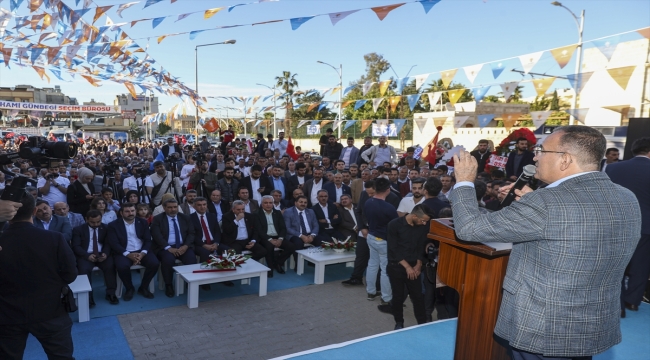 Bakan Bozdağ, Şanlıurfa'da AK Parti Seçim İrtibat Bürosu'nun açılışında konuştu