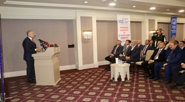 Bakan Karaismailoğlu, Trabzon Sanayici ve İş İnsanları Derneğinin kongresinde konuştu