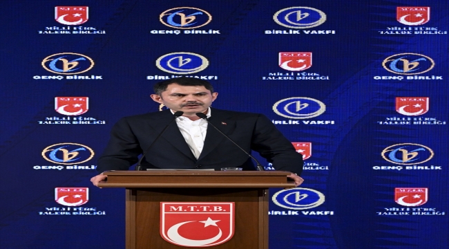 Bakan Kurum, Birlik Vakfının "Başlasın Türkiye Yüzyılı" konferansında konuştu