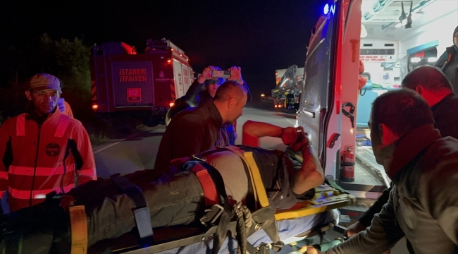 Beykoz'da kuyuya düşen bir kişi kurtarıldı