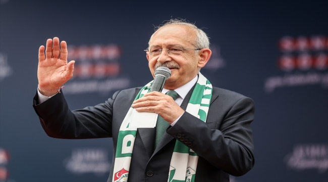 Cumhurbaşkanı adayı Kılıçdaroğlu, Bursa'da konuştu