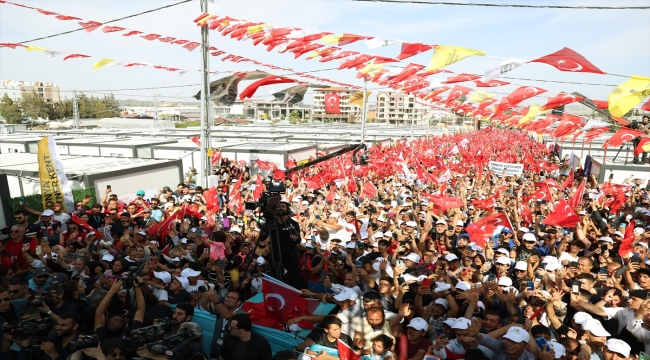 Cumhurbaşkanı Erdoğan Hatay'da vatandaşlara hitap etti