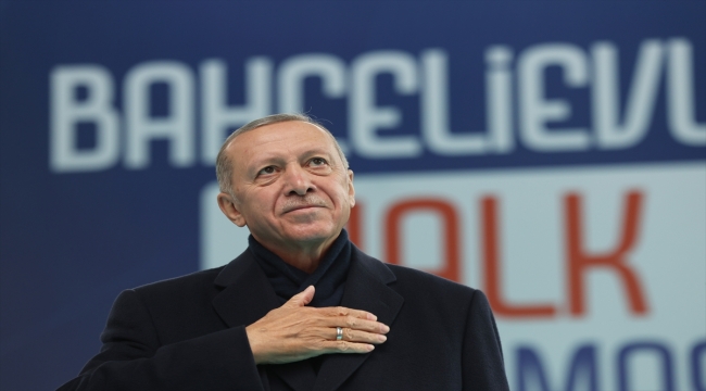 Cumhurbaşkanı ve AK Parti Genel Başkanı Erdoğan, partisinin Bahçelievler mitinginde konuştu