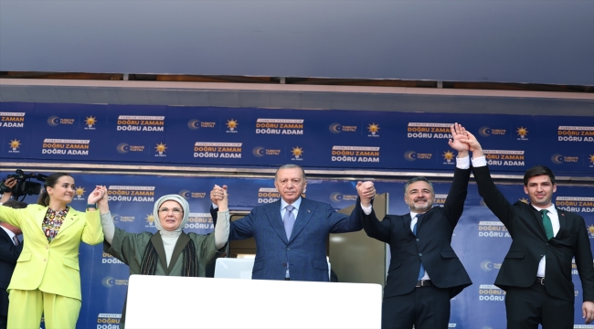 Cumhurbaşkanı ve AK Parti Genel Başkanı Erdoğan, partisinin Kırklareli mitinginde konuştu