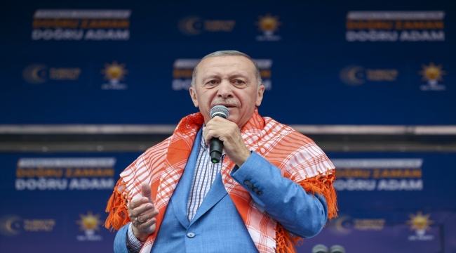 Cumhurbaşkanı ve AK Parti Genel Başkanı Erdoğan, partisinin Mersin mitinginde konuştu
