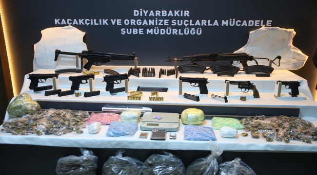 Diyarbakır'da suç örgütü operasyonunda 20 şüpheli yakalandı