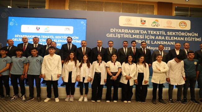 "Diyarbakır'da Tekstil Sektörünün Geliştirilmesi İçin Ara Eleman Eğitim Projesi" tanıtıldı 