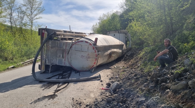 Düzce'deki trafik kazasında bir kişi yaralandı