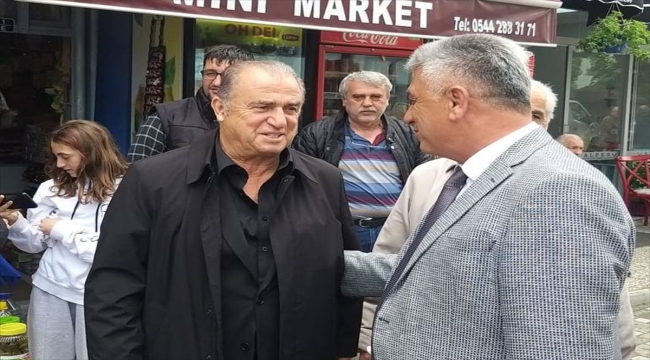 Fatih Terim, Kastamonu'da Serdar Güzelaydın'ın annesinin cenaze törenine katıldı