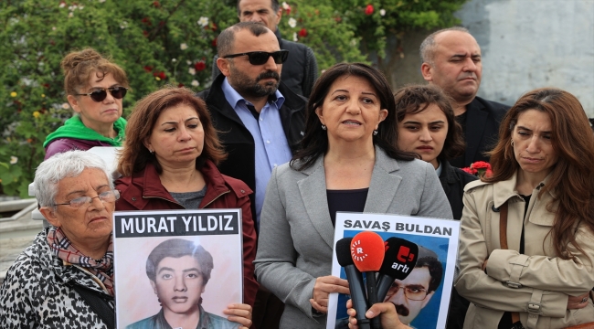 HDP Eş Genel Başkanı Buldan "Cumartesi anneleri" anma programına katıldı