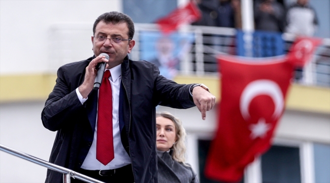 İBB Başkanı İmamoğlu Sancaktepe'de "Halk Buluşması"na katıldı