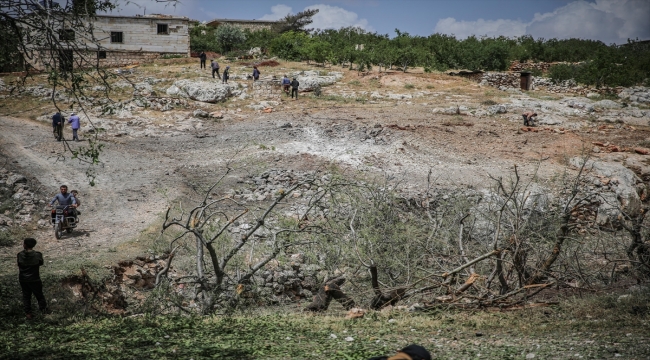 İdlib'e düzenlenen hava saldırısında 1 sivil yaralandı