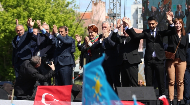 İYİ Parti Genel Başkanı Akşener, Çanakkale'de mitingde konuştu