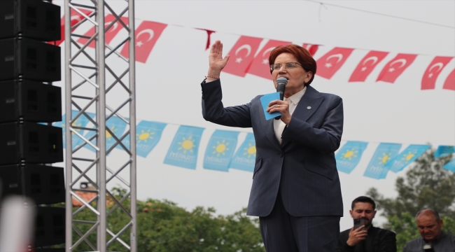 İYİ Parti Genel Başkanı Akşener, Denizli mitinginde konuştu