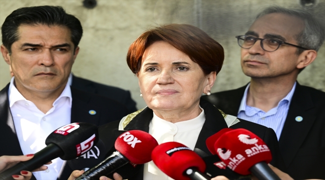 İYİ Parti Genel Başkanı Akşener İstanbul'da konuştu