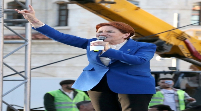 İYİ Parti Genel Başkanı Meral Akşener, Sivas mitinginde konuştu