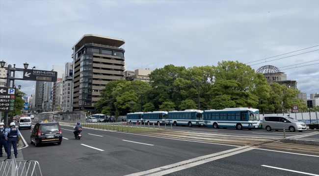 Japon emniyet güçleri, G7 Liderler Zirvesi için Hiroşima'da teyakkuzda