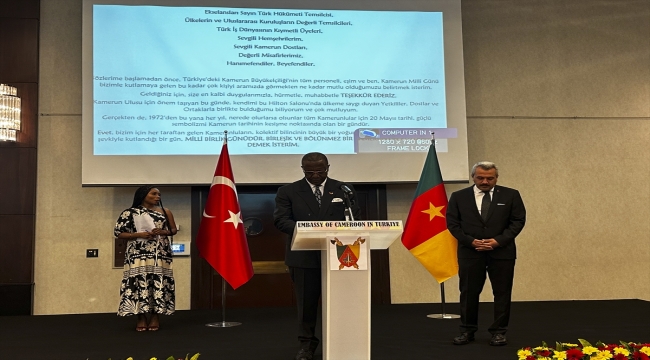 Kamerun Milli Günü Ankara'da kutlandı