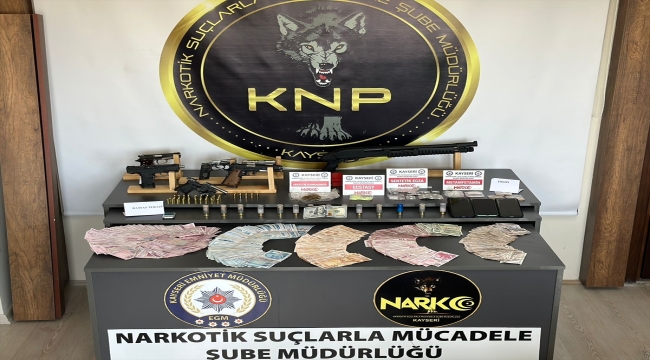 Kayseri'de uyuşturucu operasyonunda 31 zanlı yakalandı