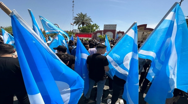 Kerkük'te Türkmenler, Sağlık Dairesi Müdürü'nün görevden alınmasını protesto etti