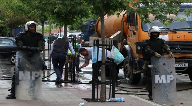 Kosova'nın kuzeyindeki Zveçan'da durum sakin