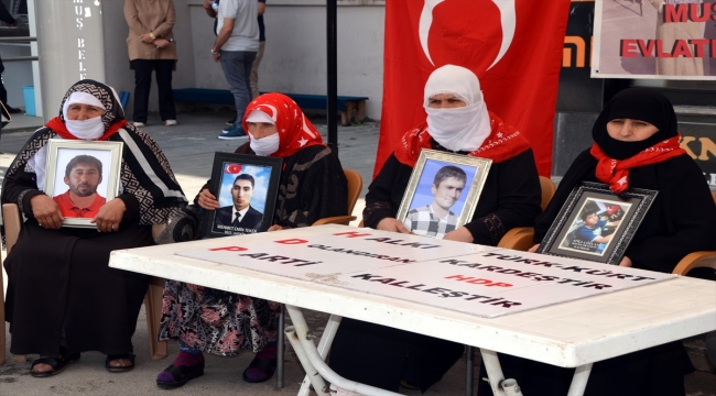 Muş'ta aileler HDP önündeki eylemlerinde 100. haftayı geride bıraktı