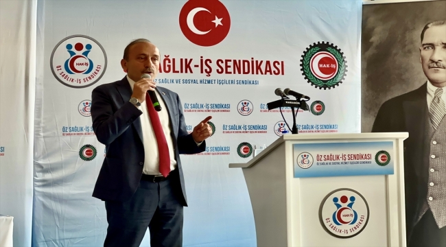 Öz Sağlık-İş Sendikası Genel Başkanı Sert Karabük Şubesi Olağan Genel Kuruluna katıldı