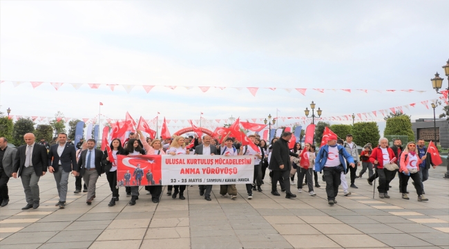Samsun'da gençler Türk bayrağı ile Ata Yolu'nu takip edecek