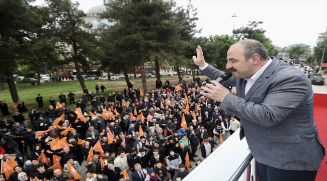 Sanayi ve Teknoloji Bakanı Varank, Bursa Dikkaldırım'da konuştu