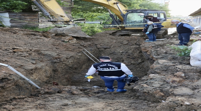 Trabzon'da inşaat alanında göçük altında kalan işçi öldü