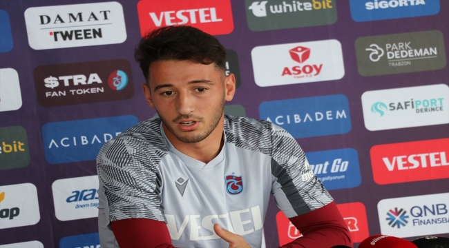 Trabzonspor'un genç oyuncusu Arif Boşluk hedeflerini anlattı: