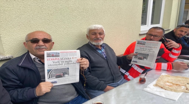 "Türkiye Yüzyılı gazetesi" Avusturya'da vatandaşlara ulaştırıldı