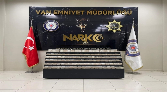 Van'da 60 kilo 500 gram eroin ele geçirildi