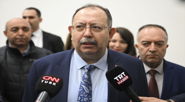 YSK Başkanı Yener, muhafaza edilen yurt dışı oylarla ilgili sayım hazırlıklarını kontrol etti
